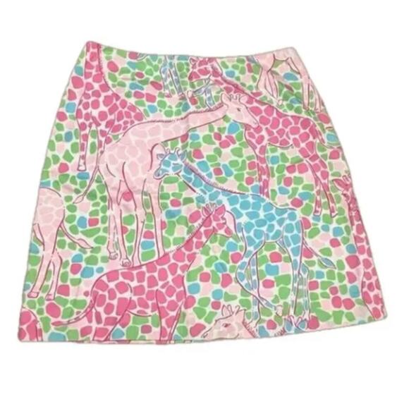 Lilly Pulitzer Dresses & Skirts - Lilly Pulitzer princess of the jungle print skirt 4 preppy colorful vacation